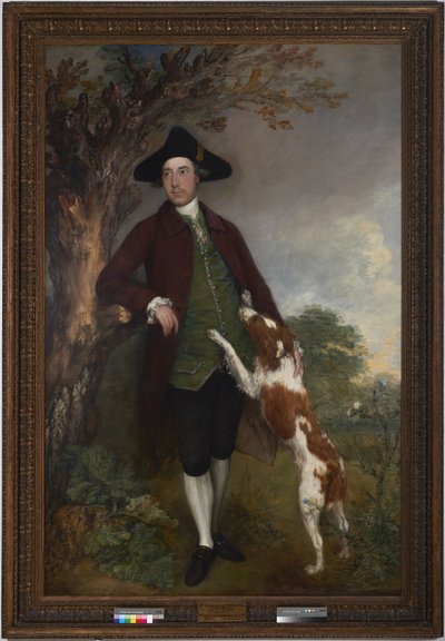 Porträt von George Venables Vernon, 2. Lord Vernon, 1767 von Thomas Gainsborough